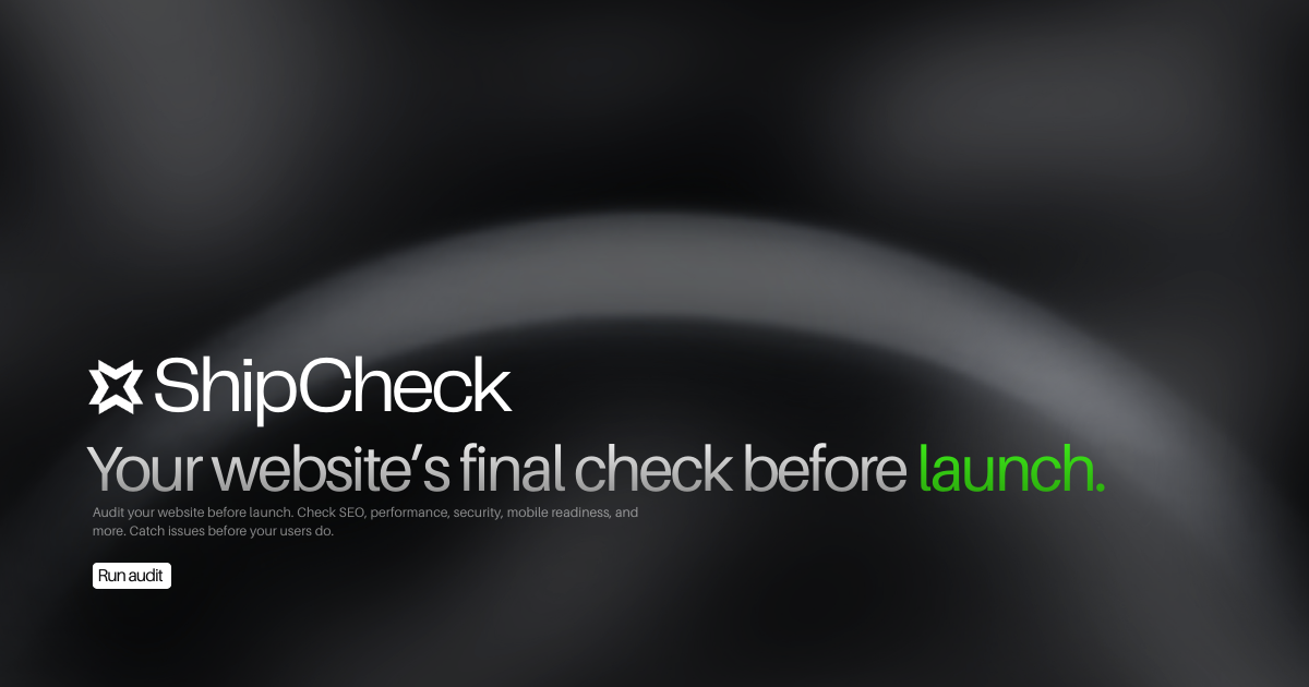 Screenshot 1 of Shipcheck