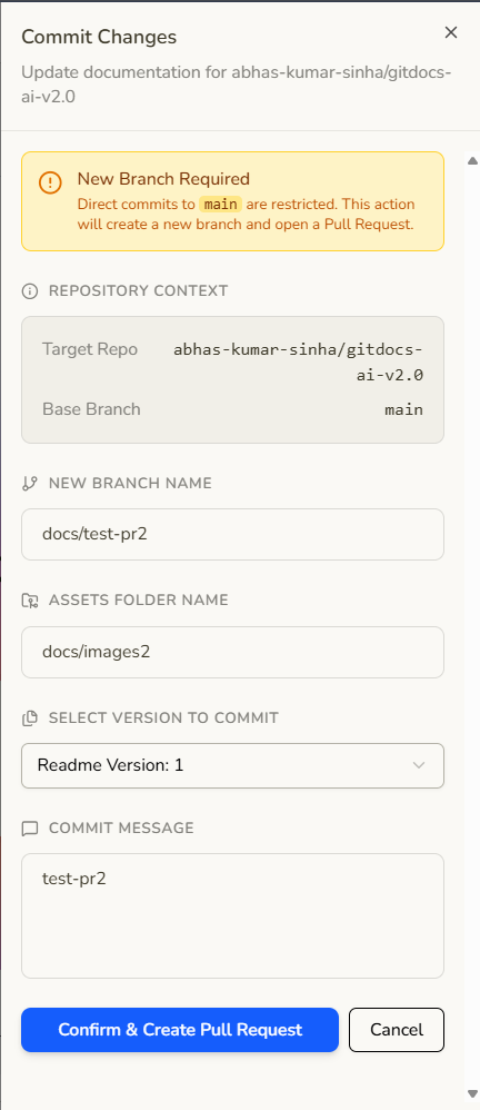 Screenshot 7 of Gitdocs AI