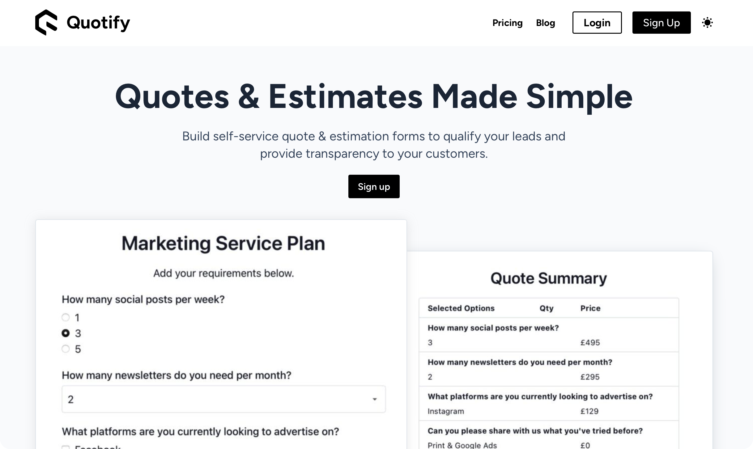 Screenshot 1 of Quotify