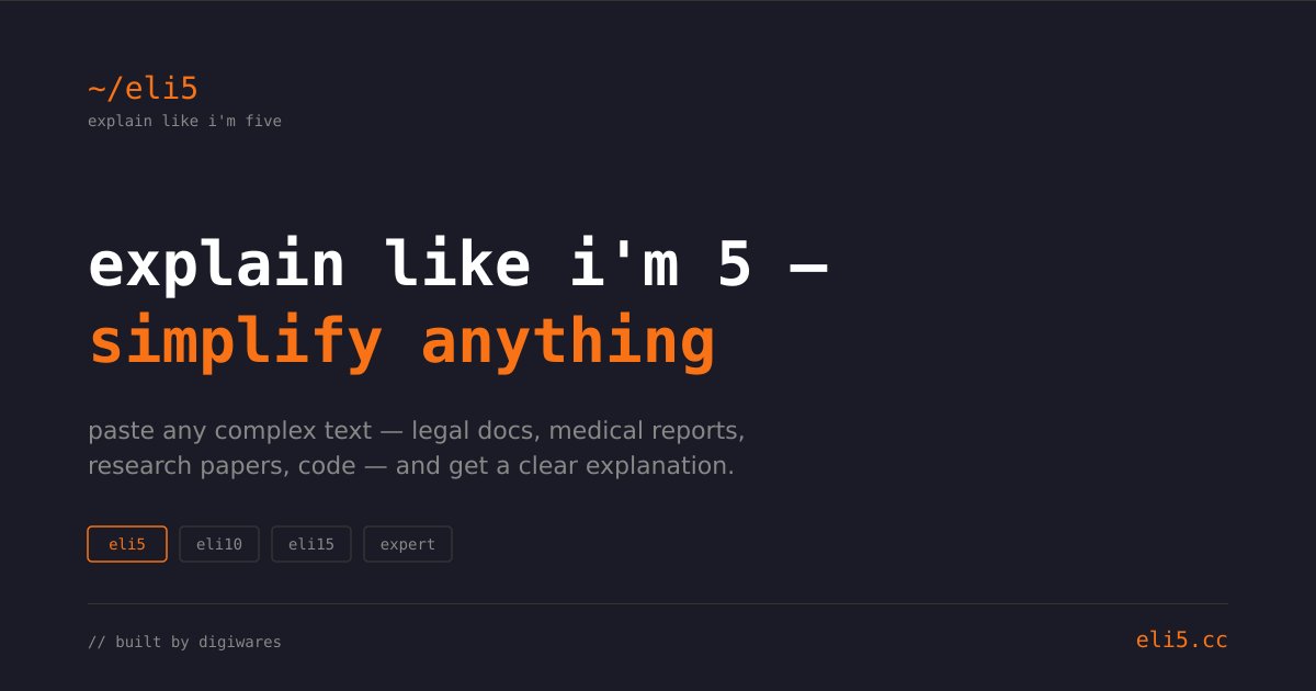 Screenshot 1 of ELI5 - Explain Like I'm 5