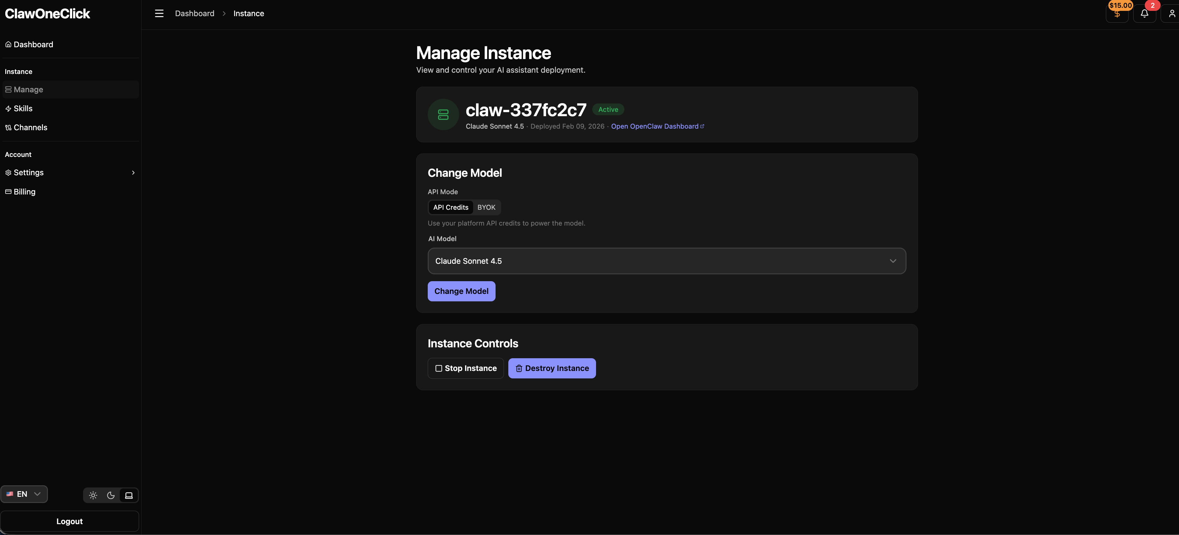 Screenshot 4 of ClawOneClick