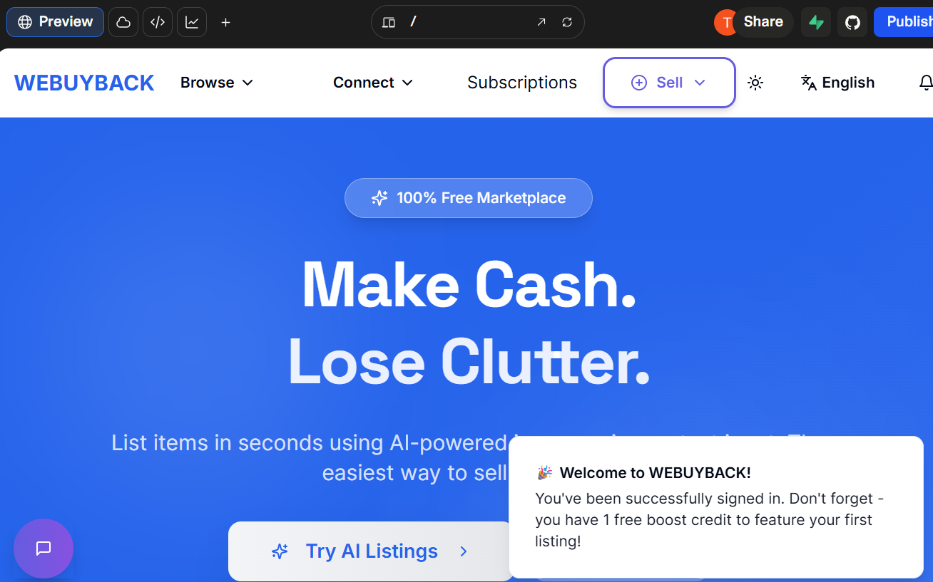 Screenshot 2 of WeBuyBack