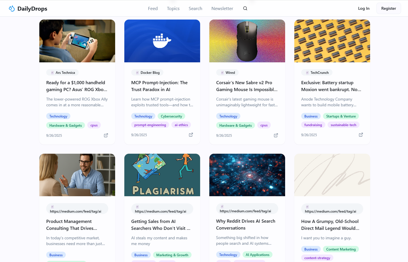 Screenshot 1 of DailyDrops