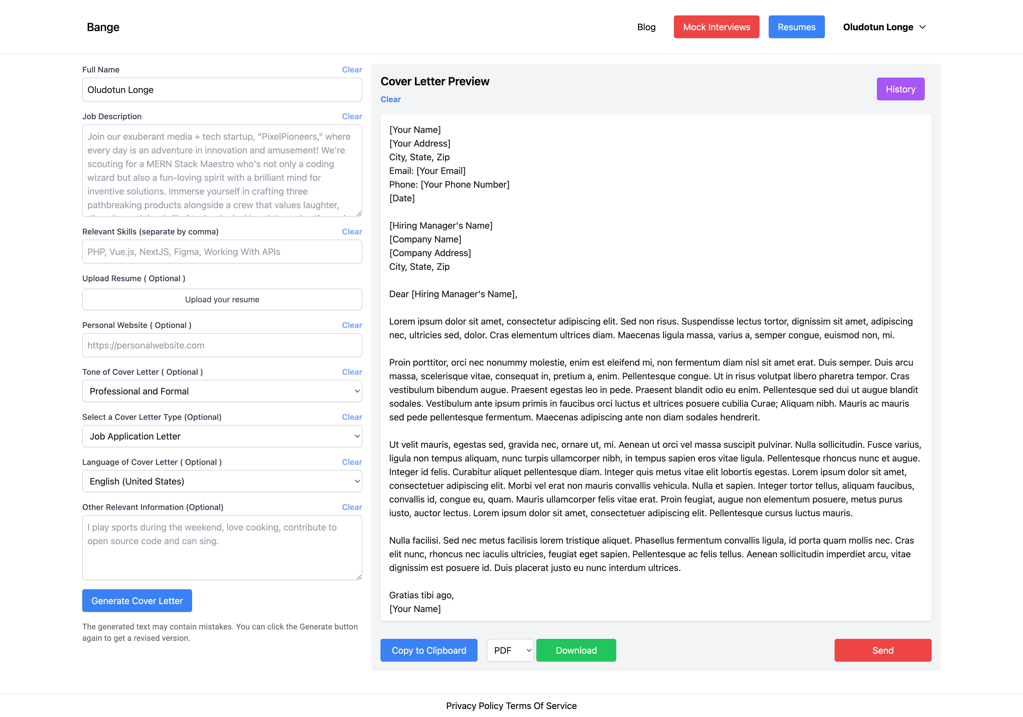 Screenshot 3 of Bange.io - Empower Your Job Applications