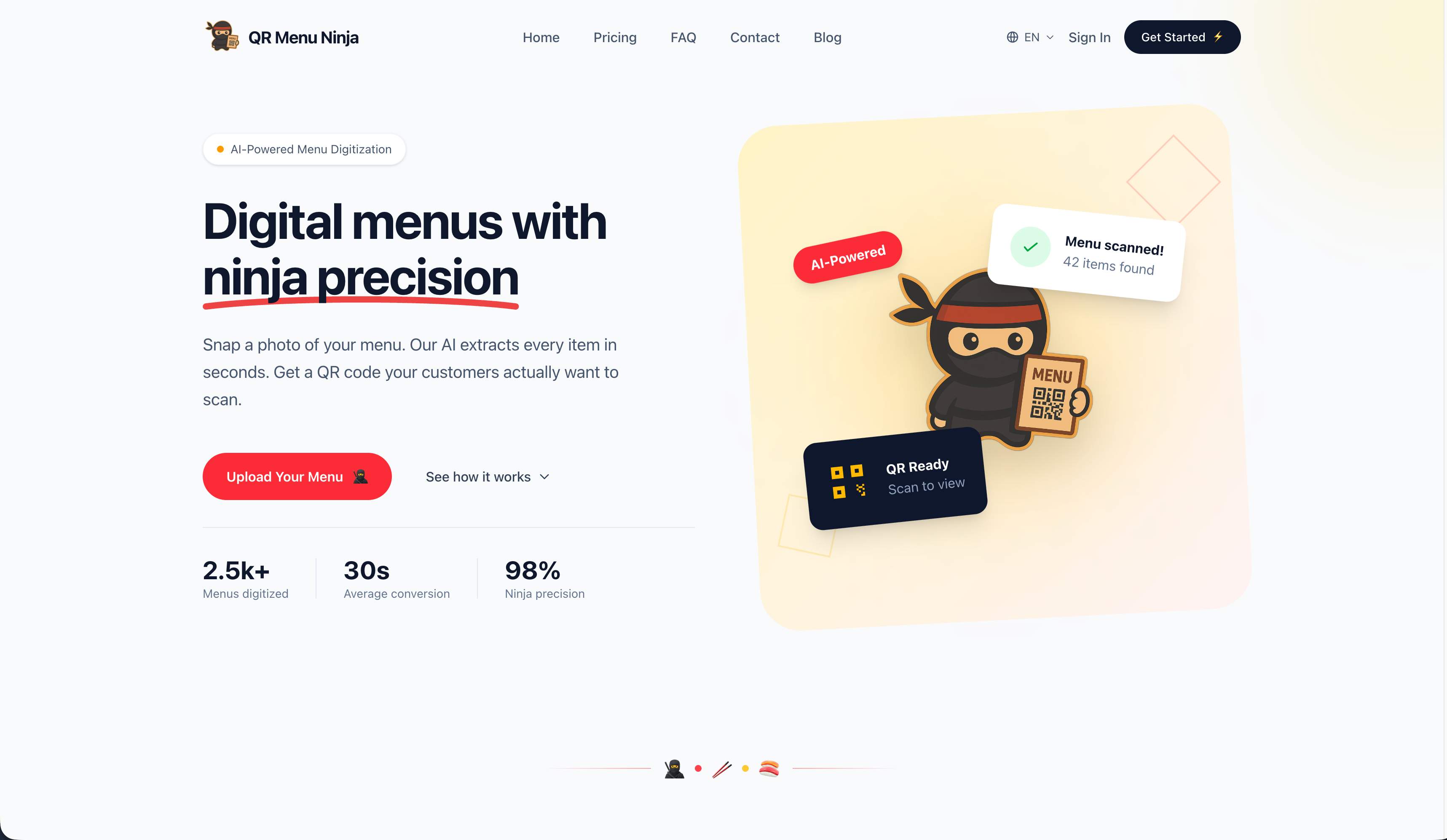 Screenshot 1 of QR Menu Ninja