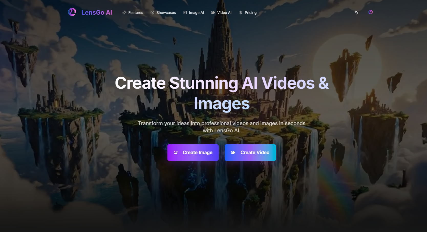Screenshot 1 of LensGo AI Video & Image Generator