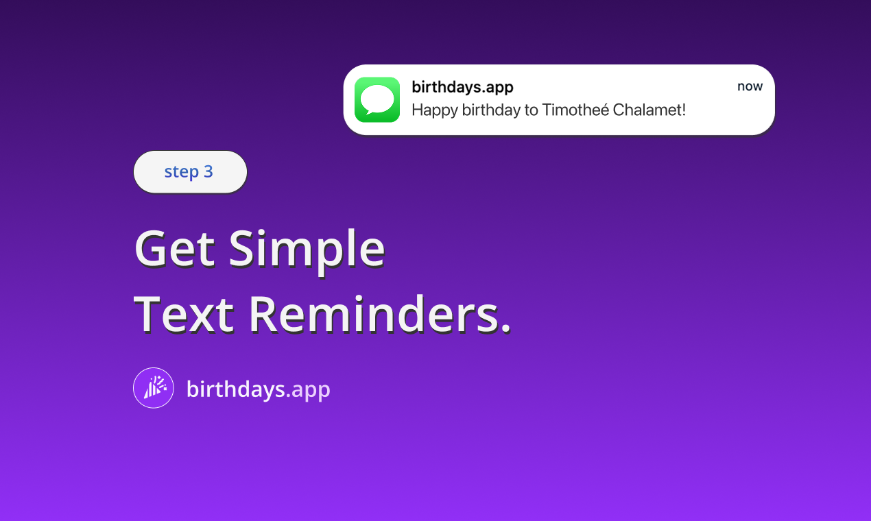 Screenshot 2 of birthdays.app