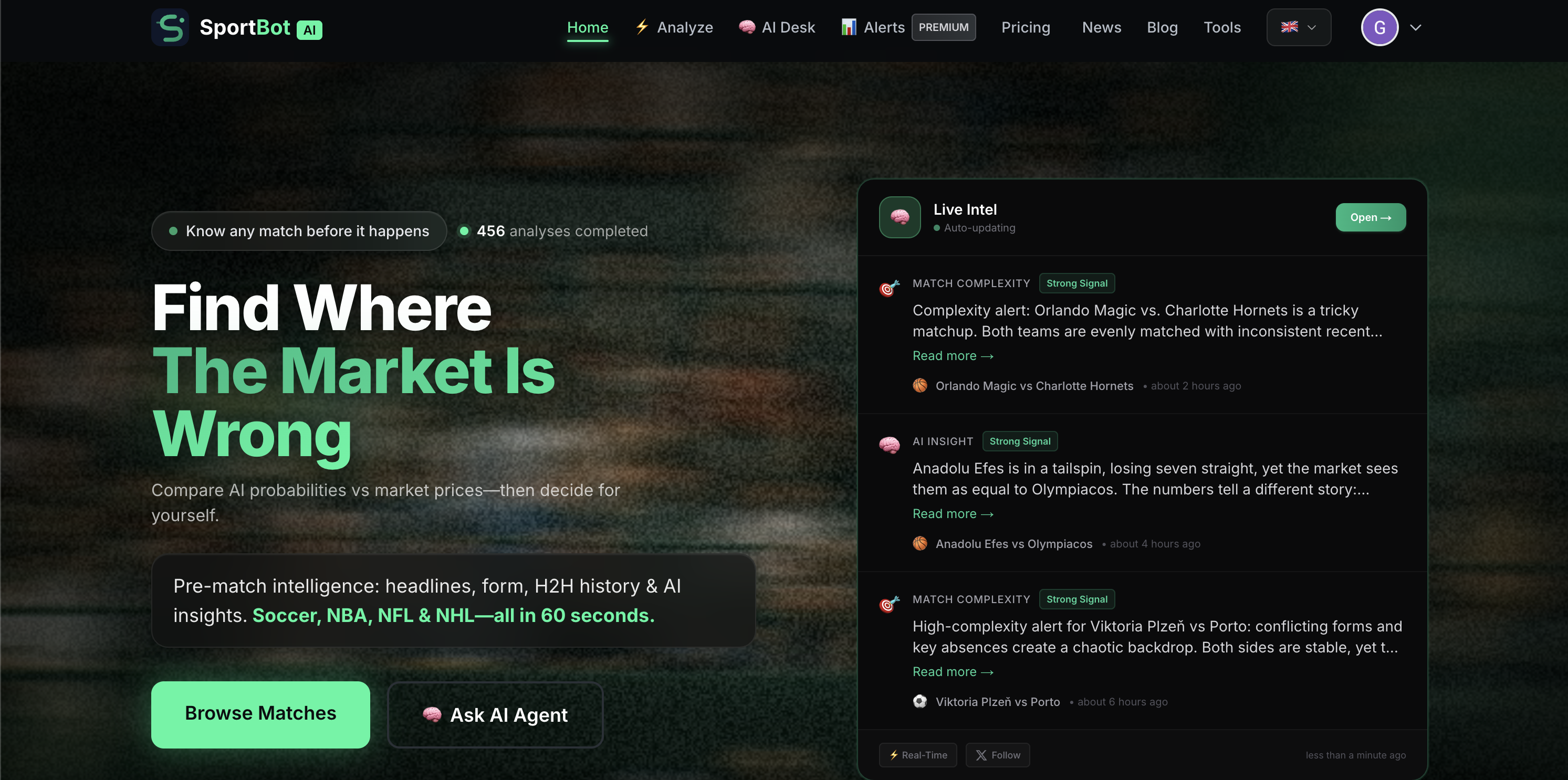 Screenshot 1 of SportBot AI