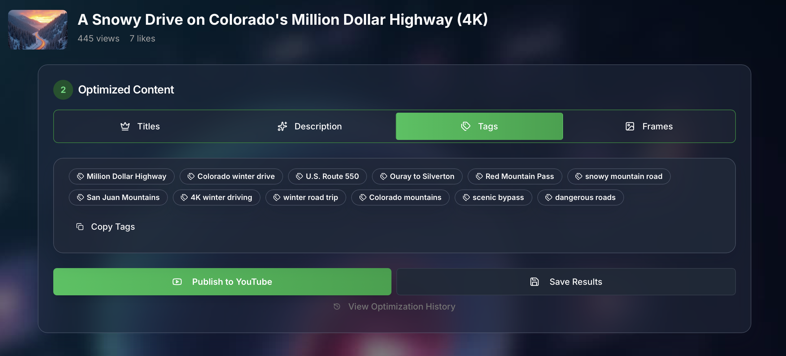 Screenshot 4 of VidSeeds.ai