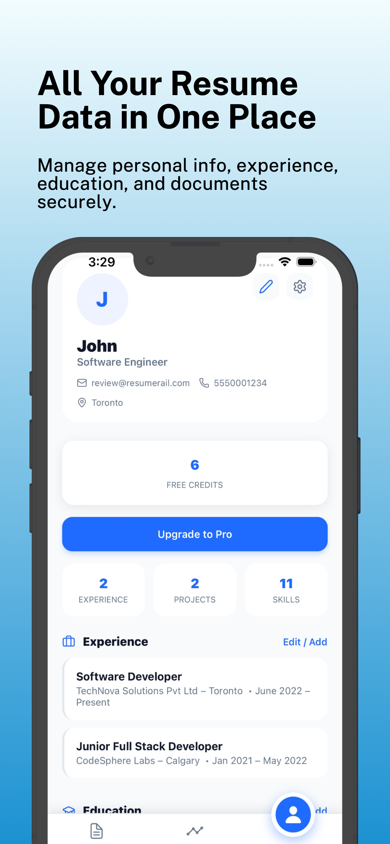 Screenshot 5 of ResumeRail