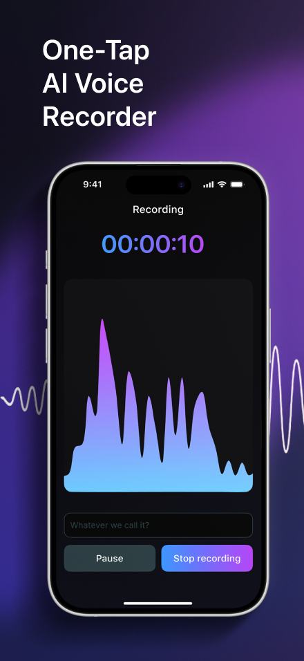 Screenshot 1 of Voxia Transcribe Audio