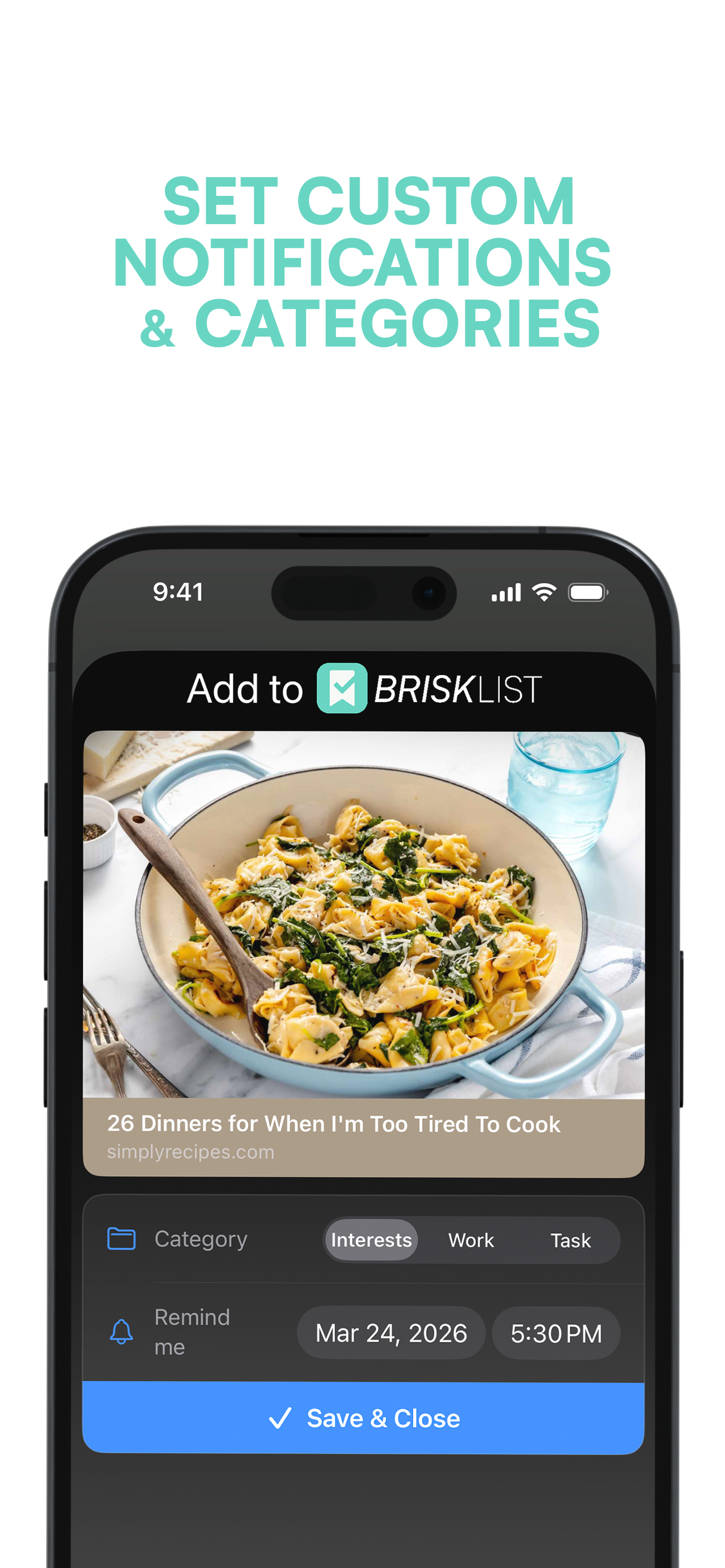 Screenshot 2 of BriskList