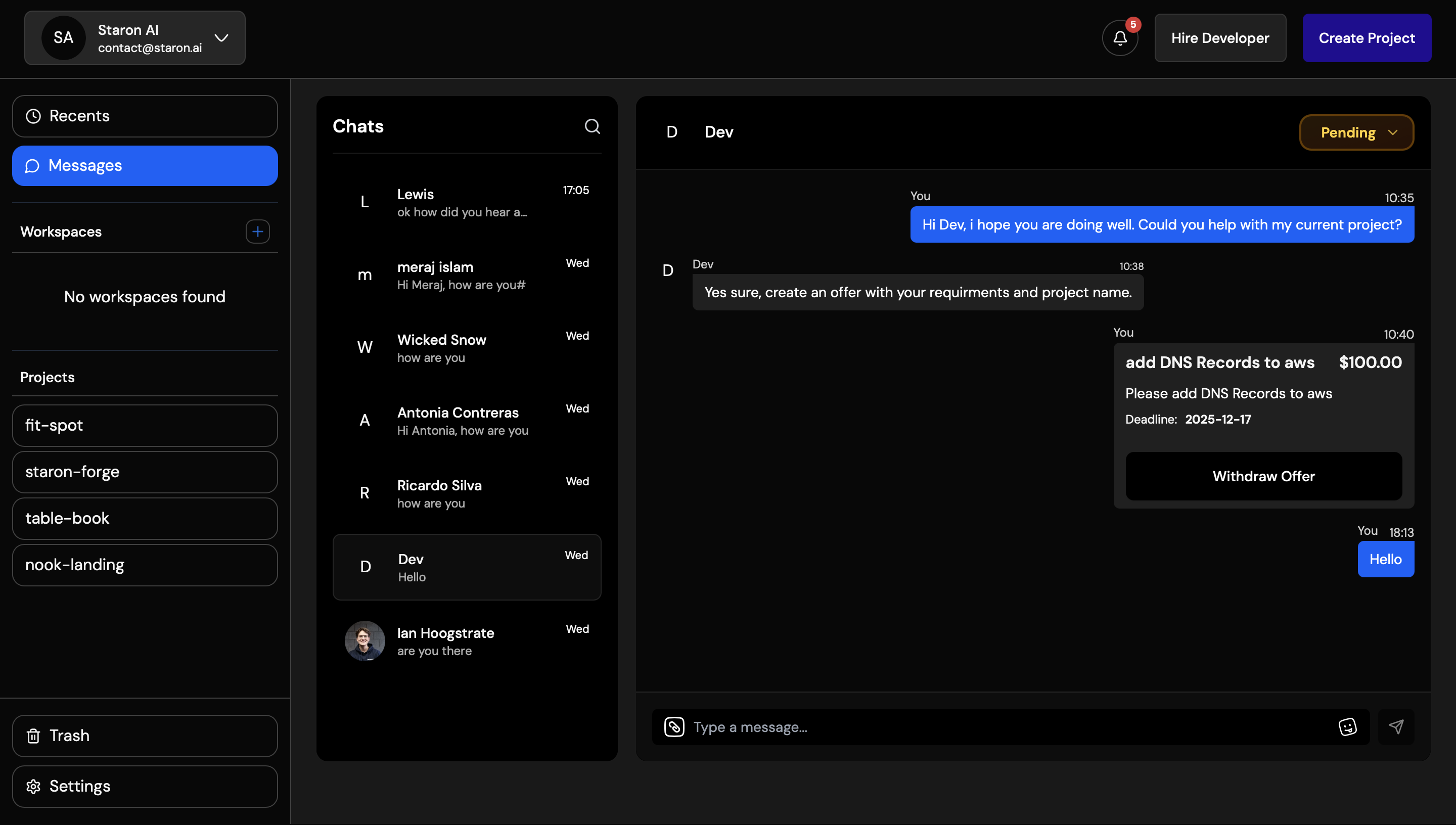 Screenshot 2 of Staron AI