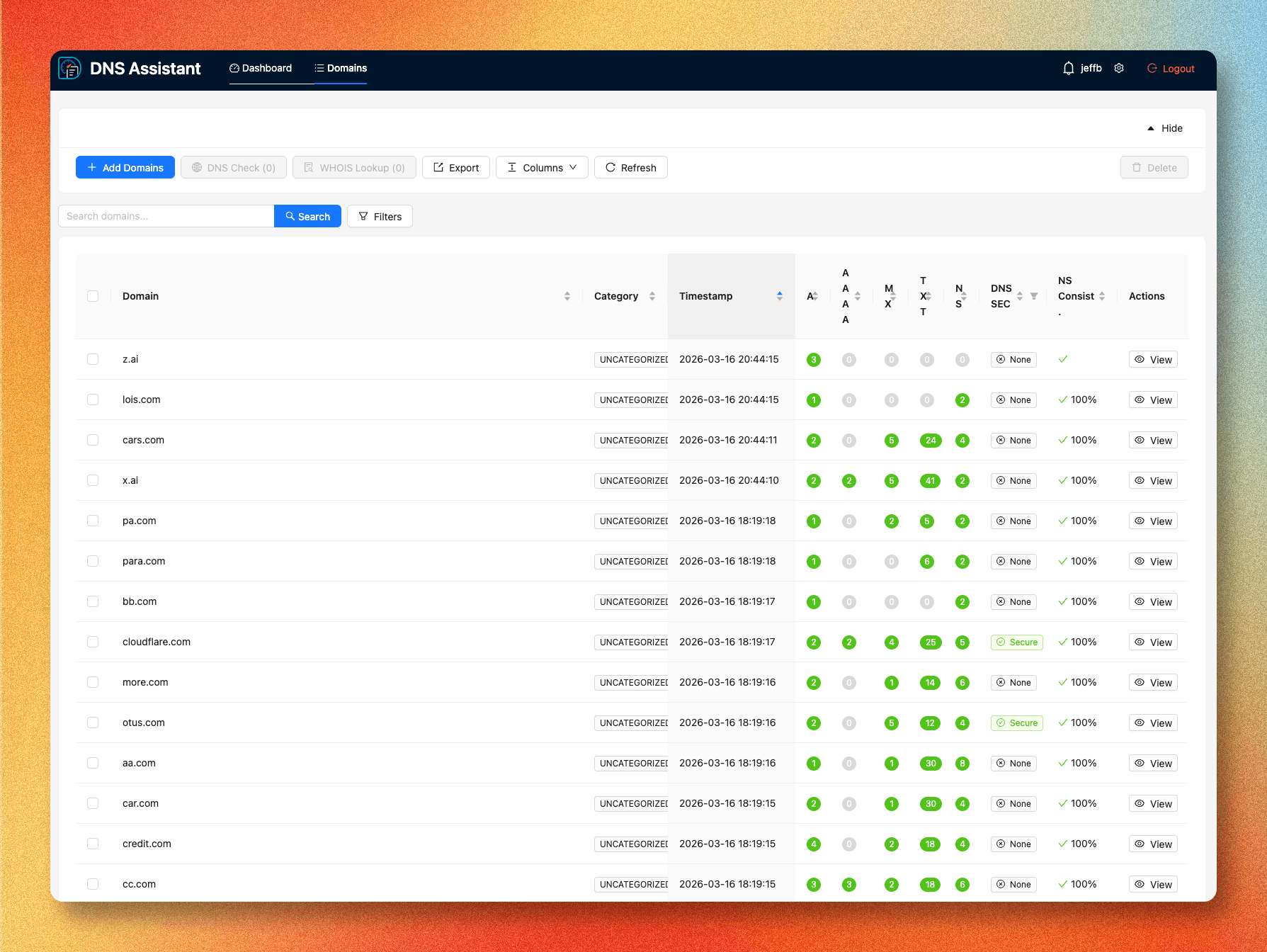 Screenshot 3 of DNS Assistant
