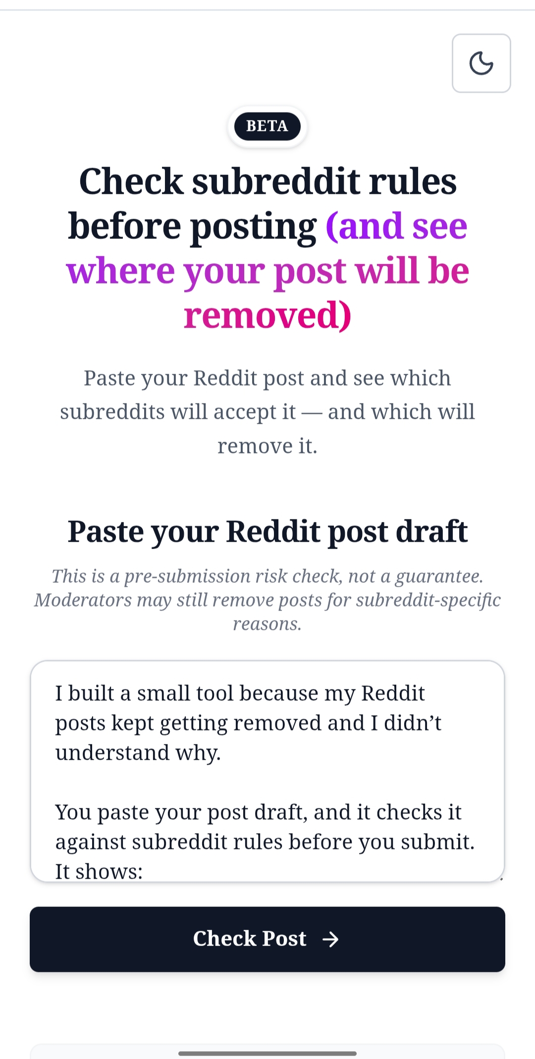 Screenshot 8 of SubredditScan