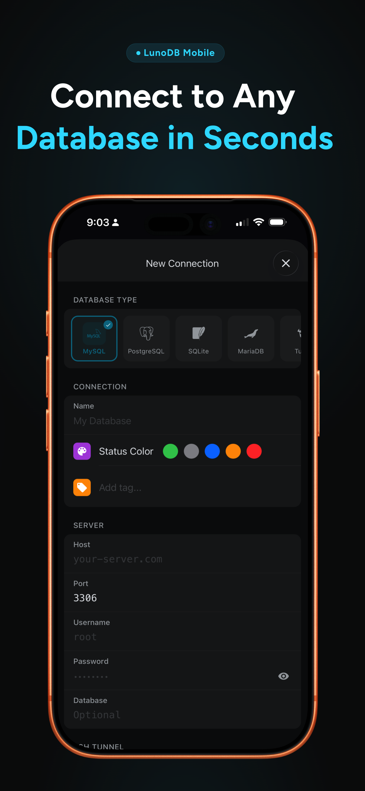 Screenshot 4 of LunoDB Mobile