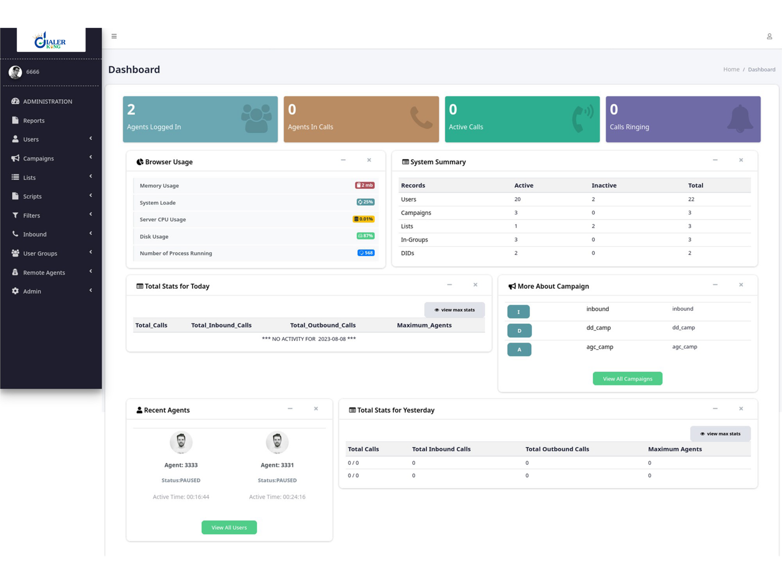 Screenshot 3 of  Custom Contact Center Dialer Solution 