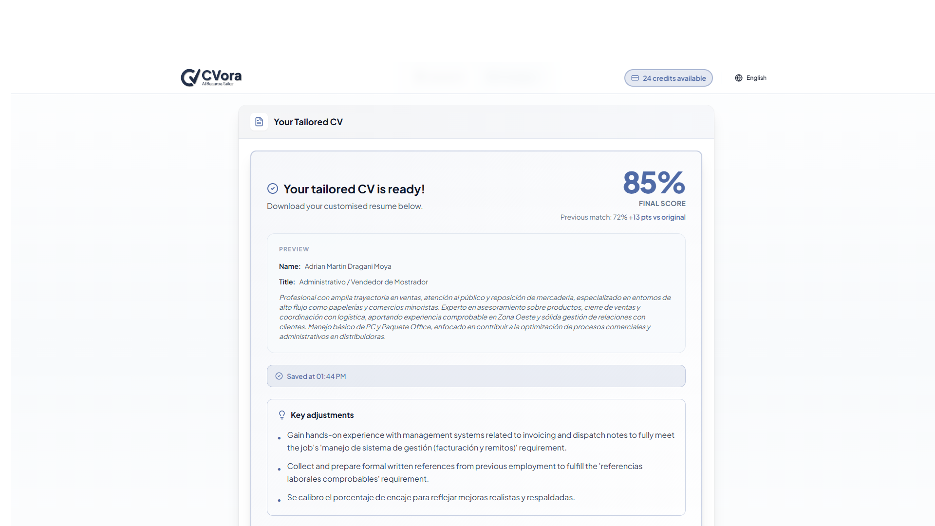 Screenshot 3 of CVora