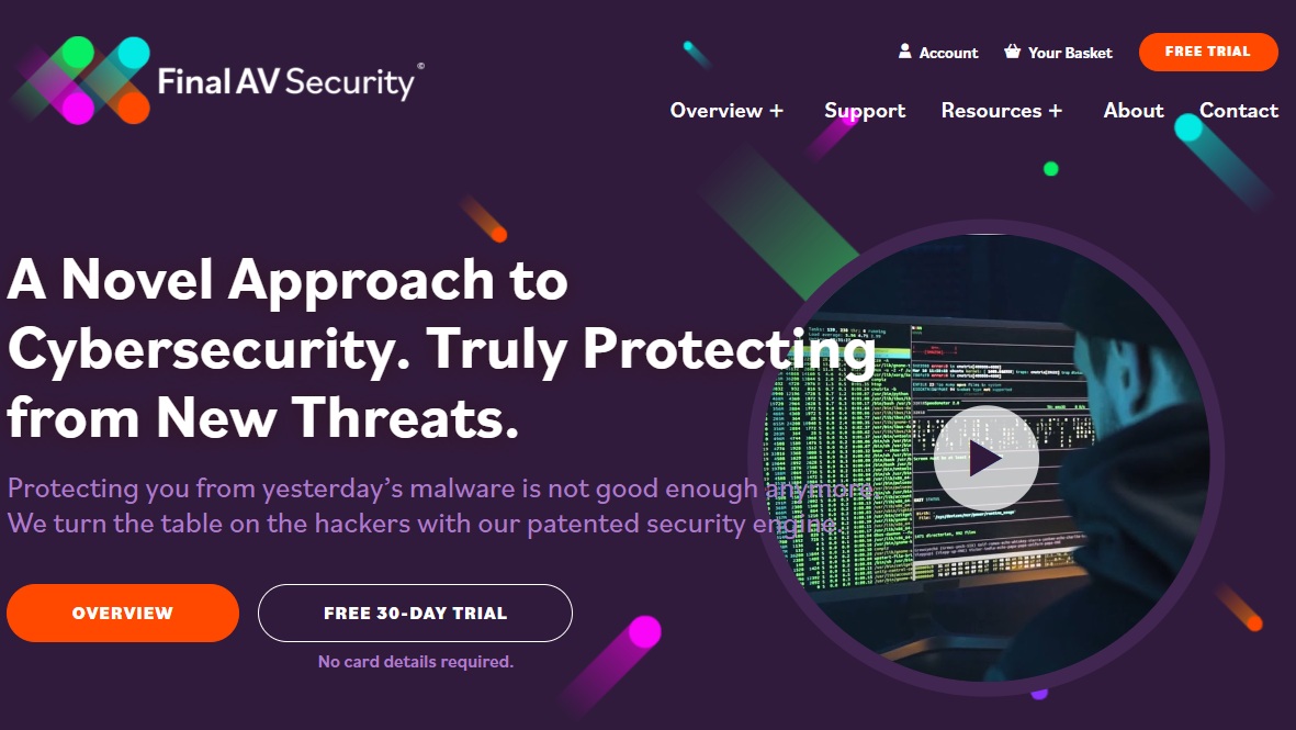 Screenshot 1 of FinalAV Security