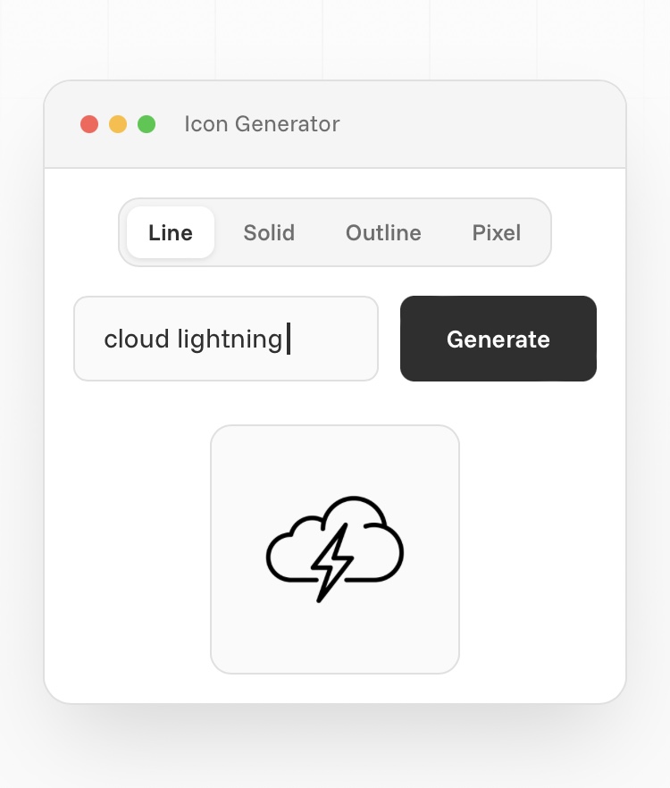 Screenshot 1 of Iconly - AI Icon Generator