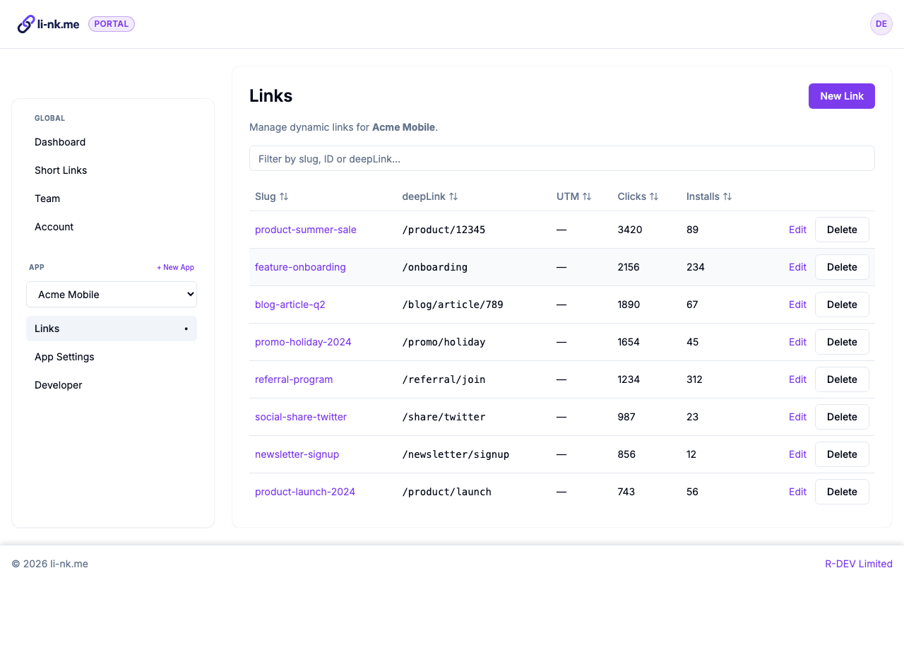 Screenshot 1 of li-nk.me