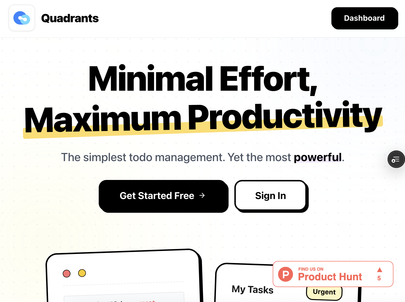 Screenshot 2 of Quadrants: AI Task Manager