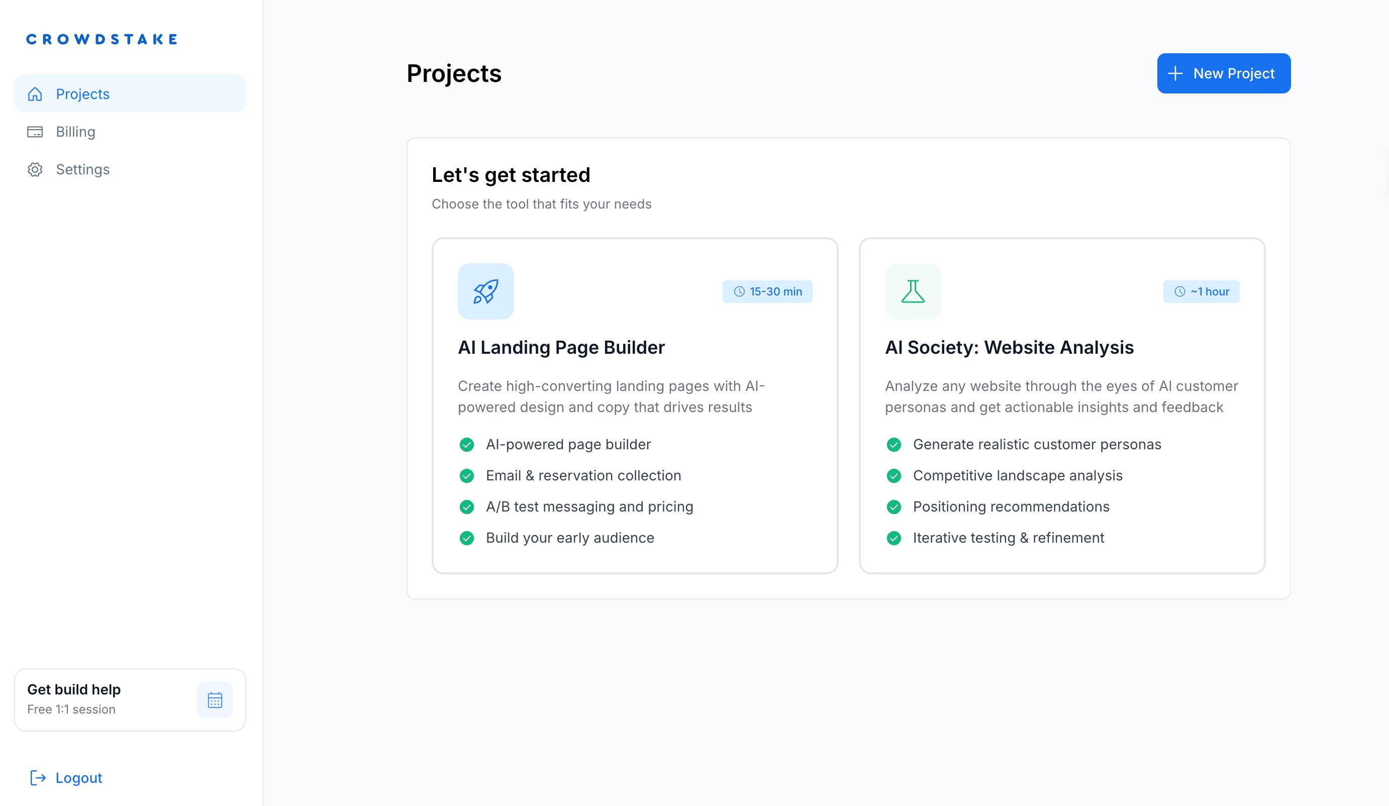 Screenshot 1 of Crowdstake AI
