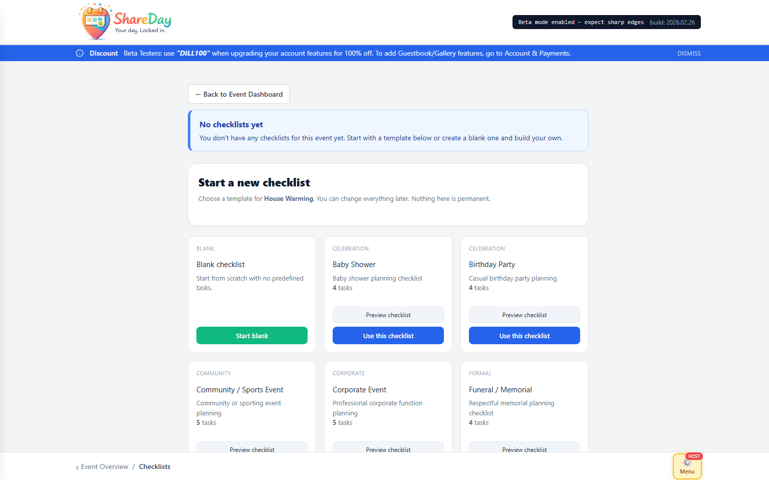 Screenshot 1 of ShareDay