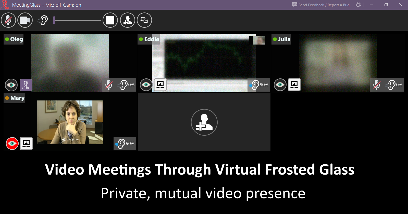 Screenshot 1 of MeetingGlass Video Meetings
