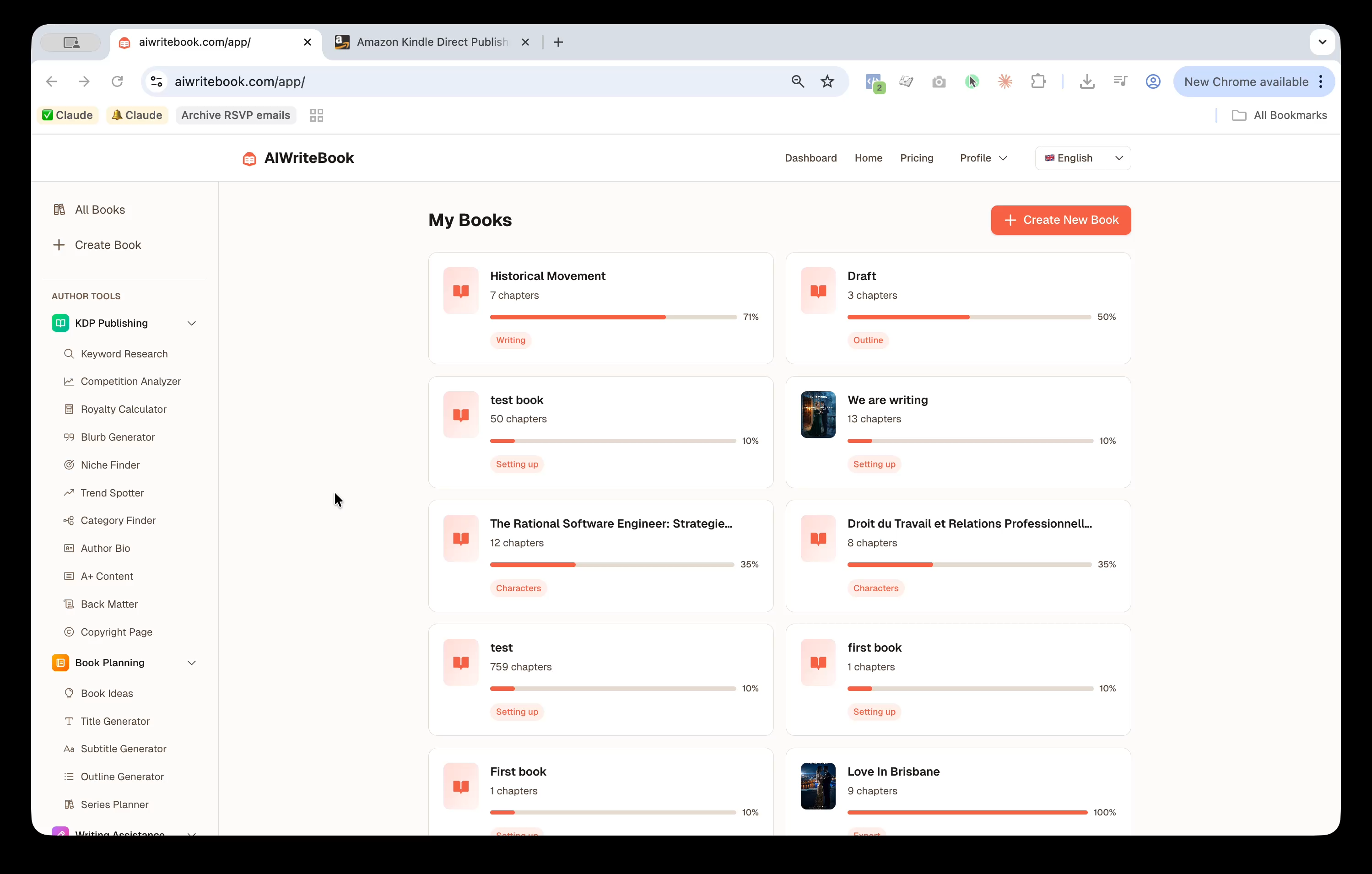 Screenshot 1 of AIWriteBook