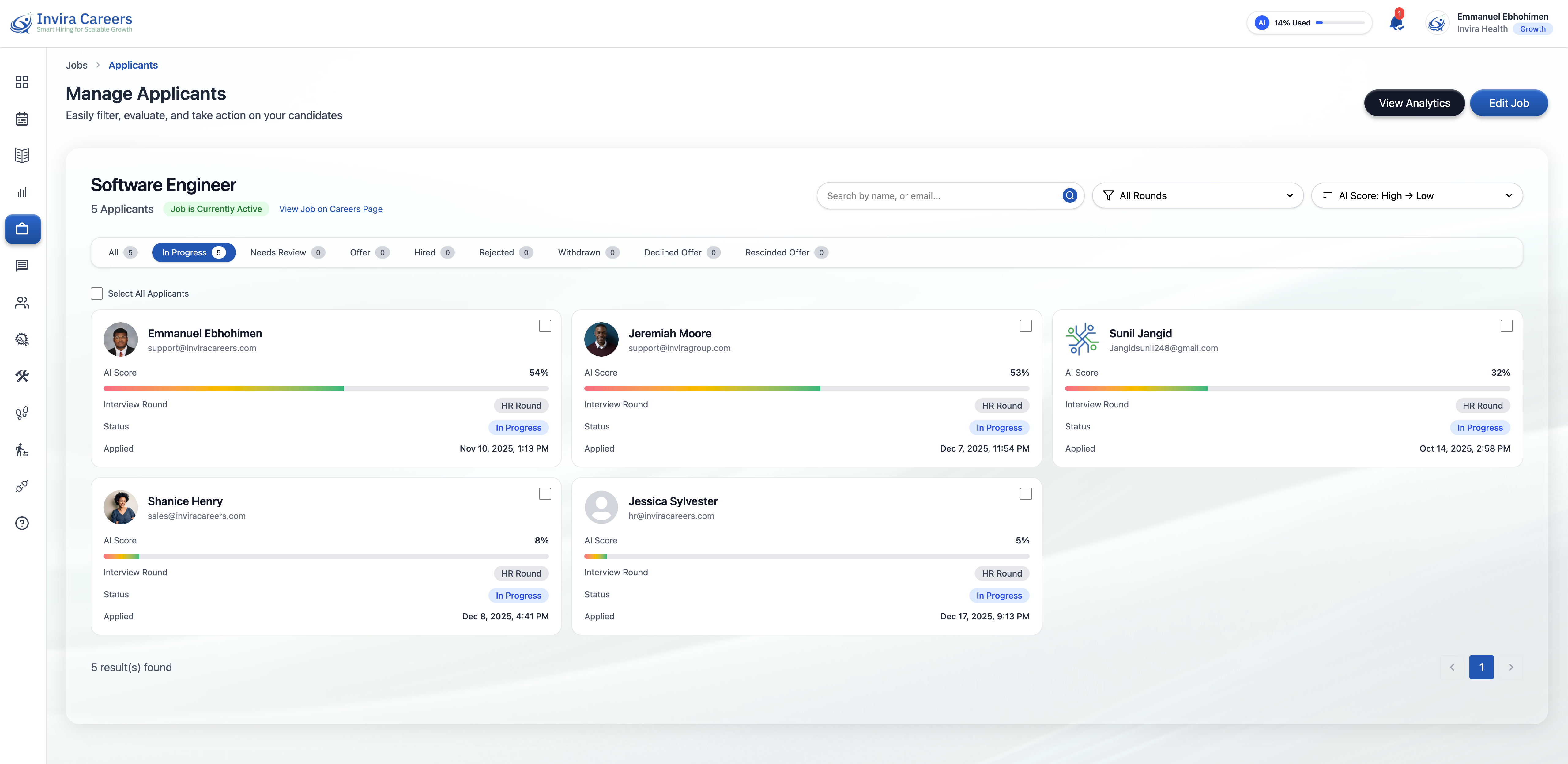 Screenshot 9 of Invira Careers