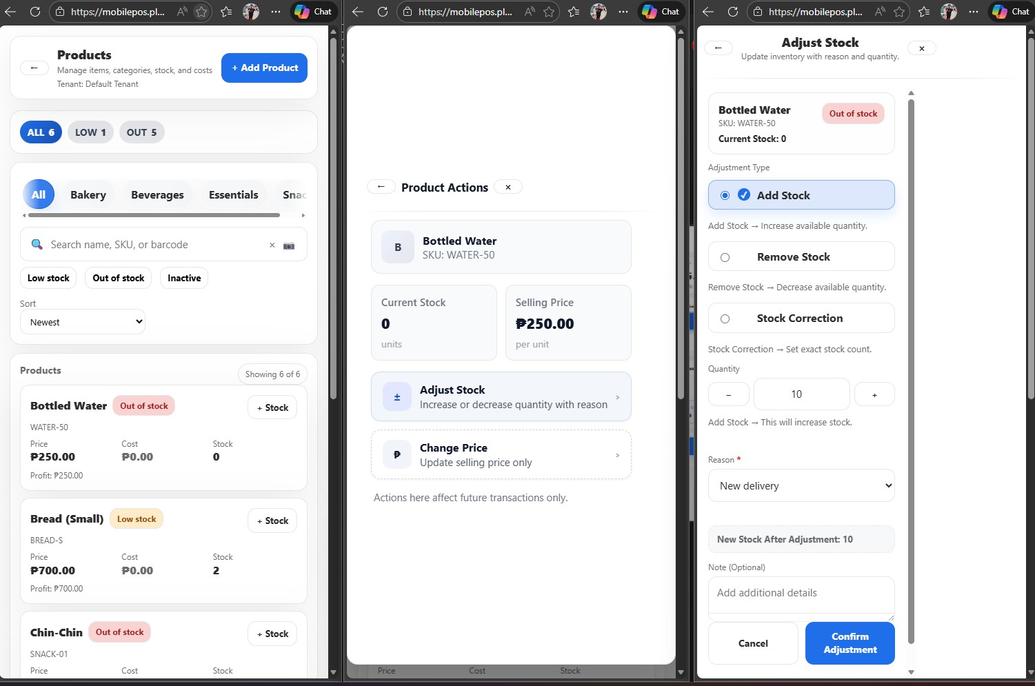 Screenshot 3 of Mobile-First Point of Sale System