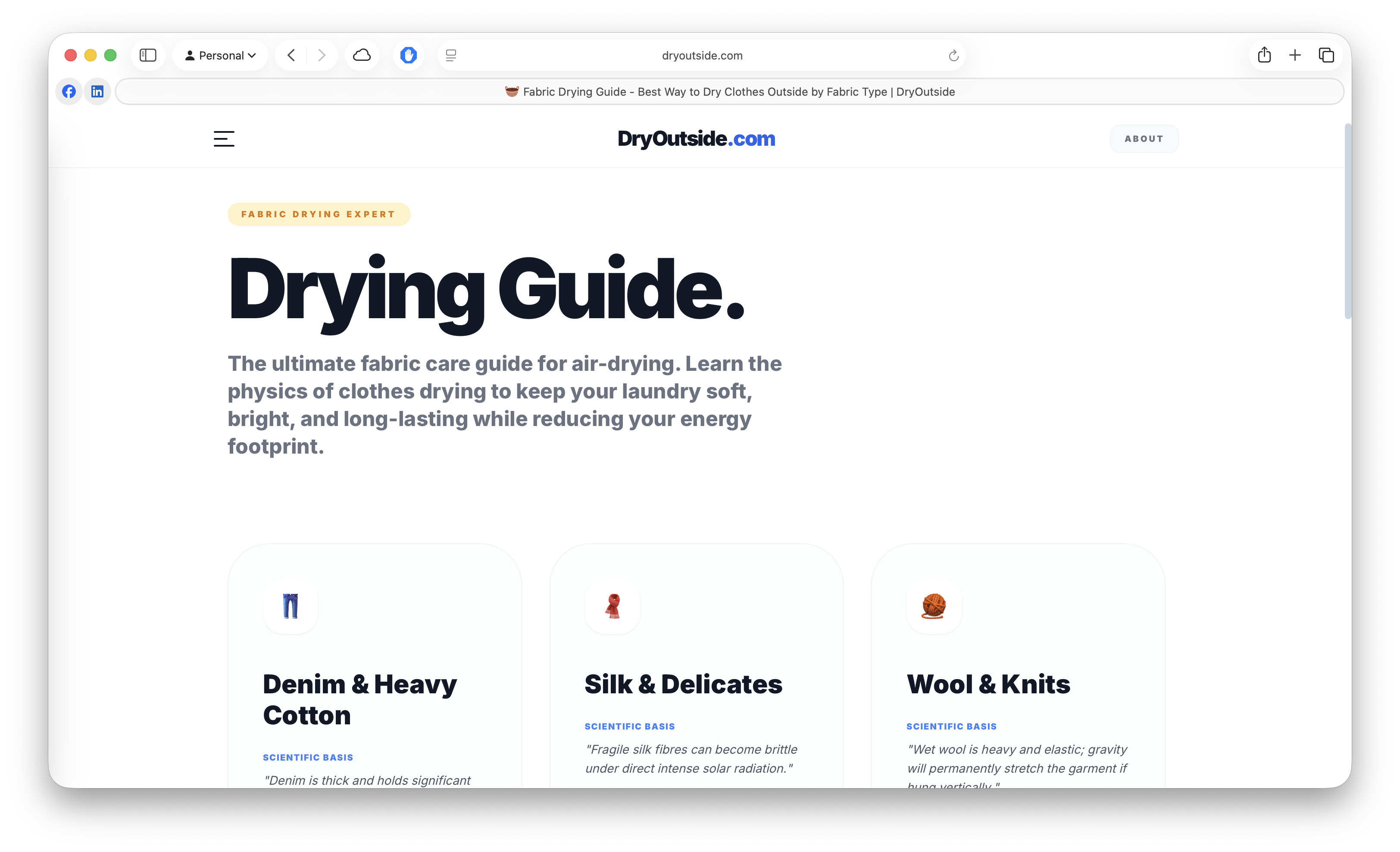 Screenshot 5 of DryOutside.com