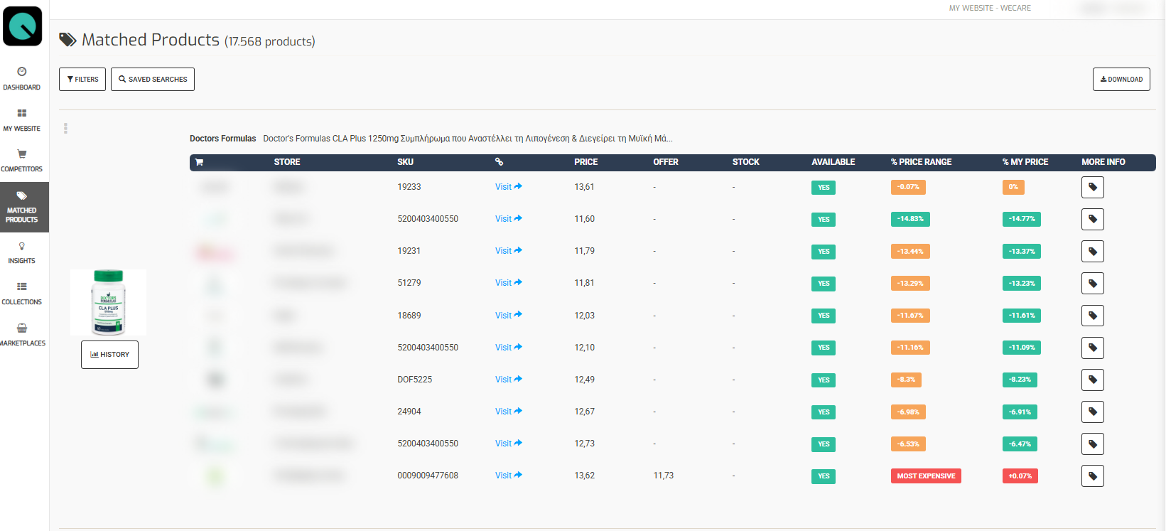 Screenshot 3 of Size The Market