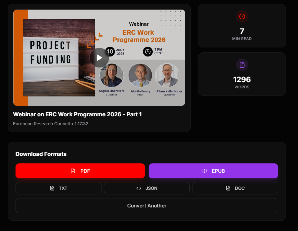 Screenshot 5 of Youtube to eBook