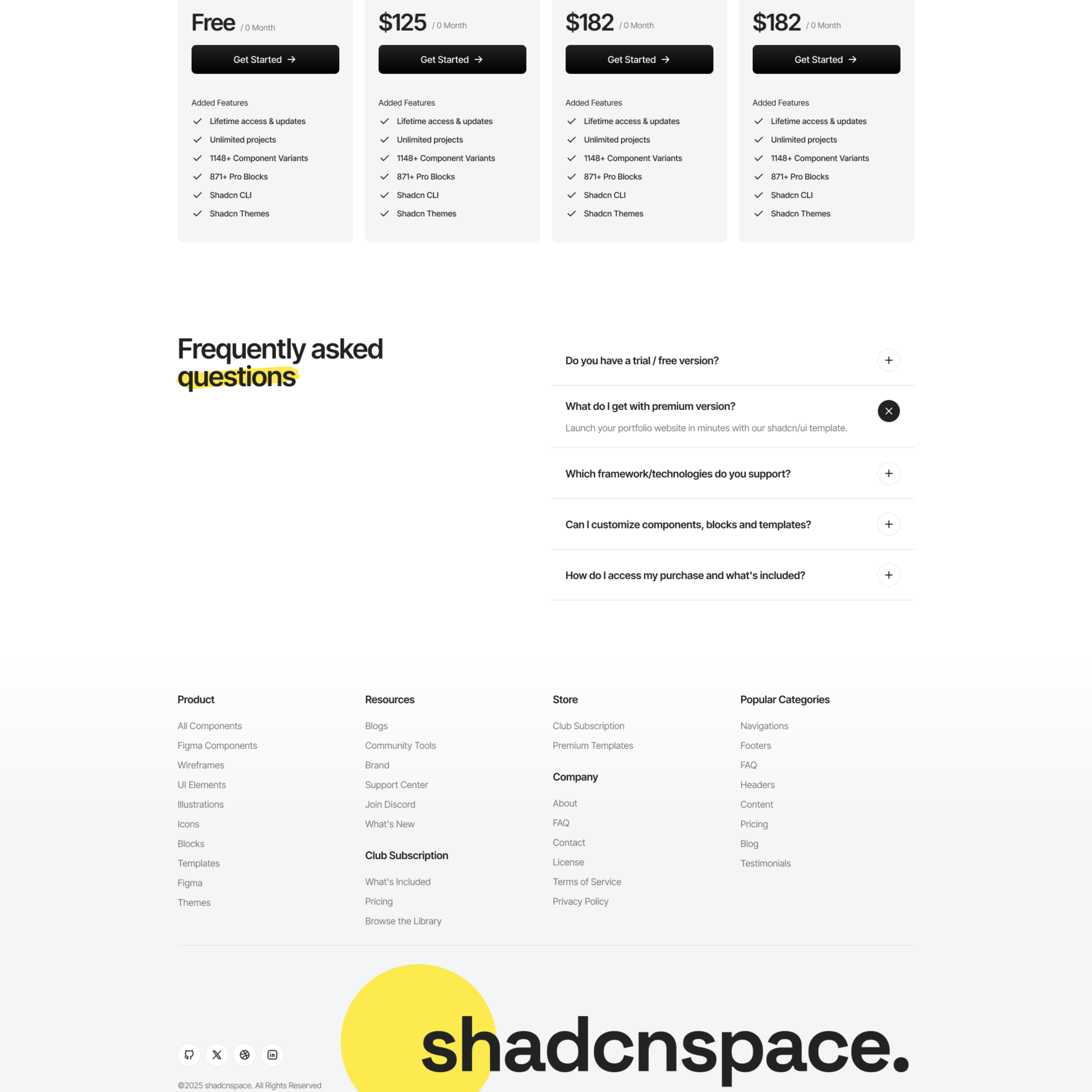Screenshot 5 of Shadcn Space