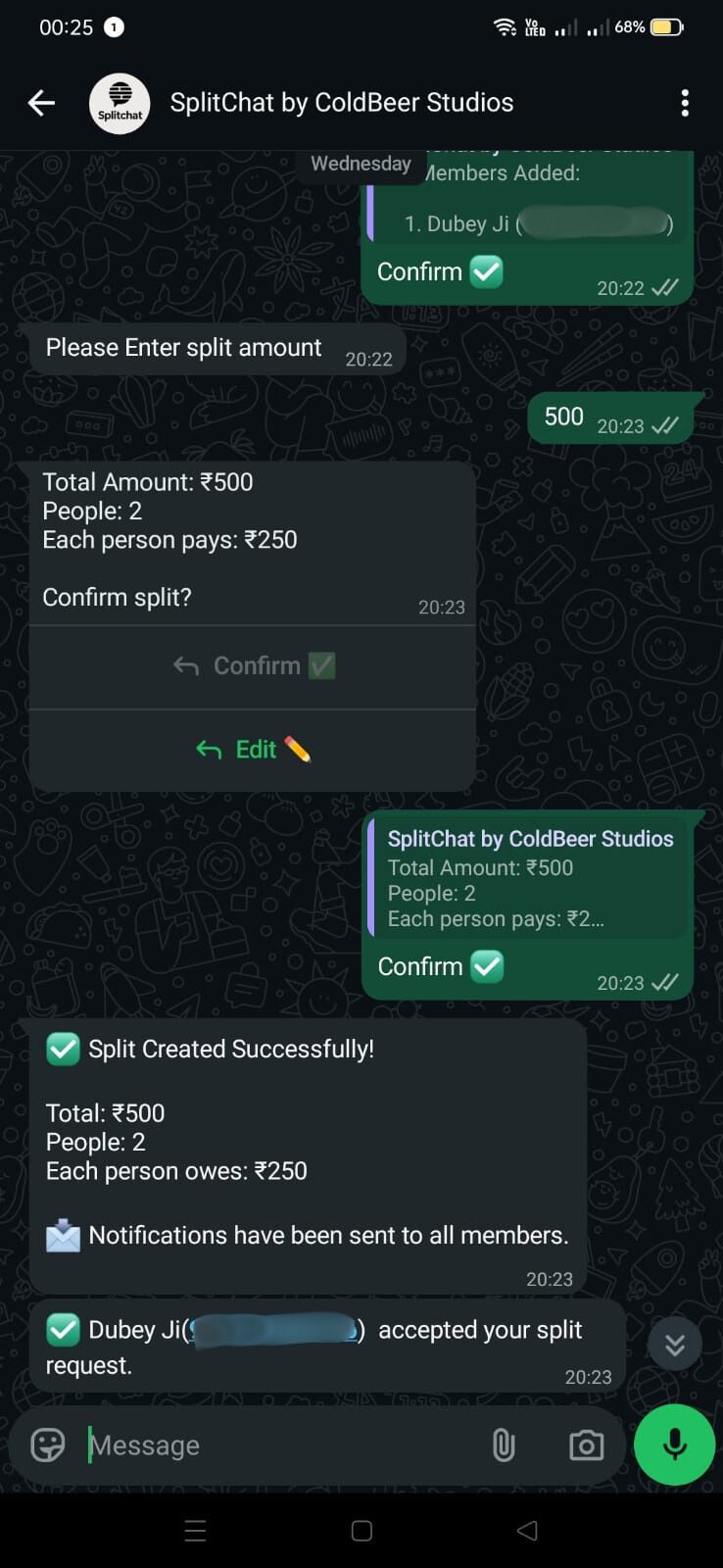 Screenshot 3 of SplitChat