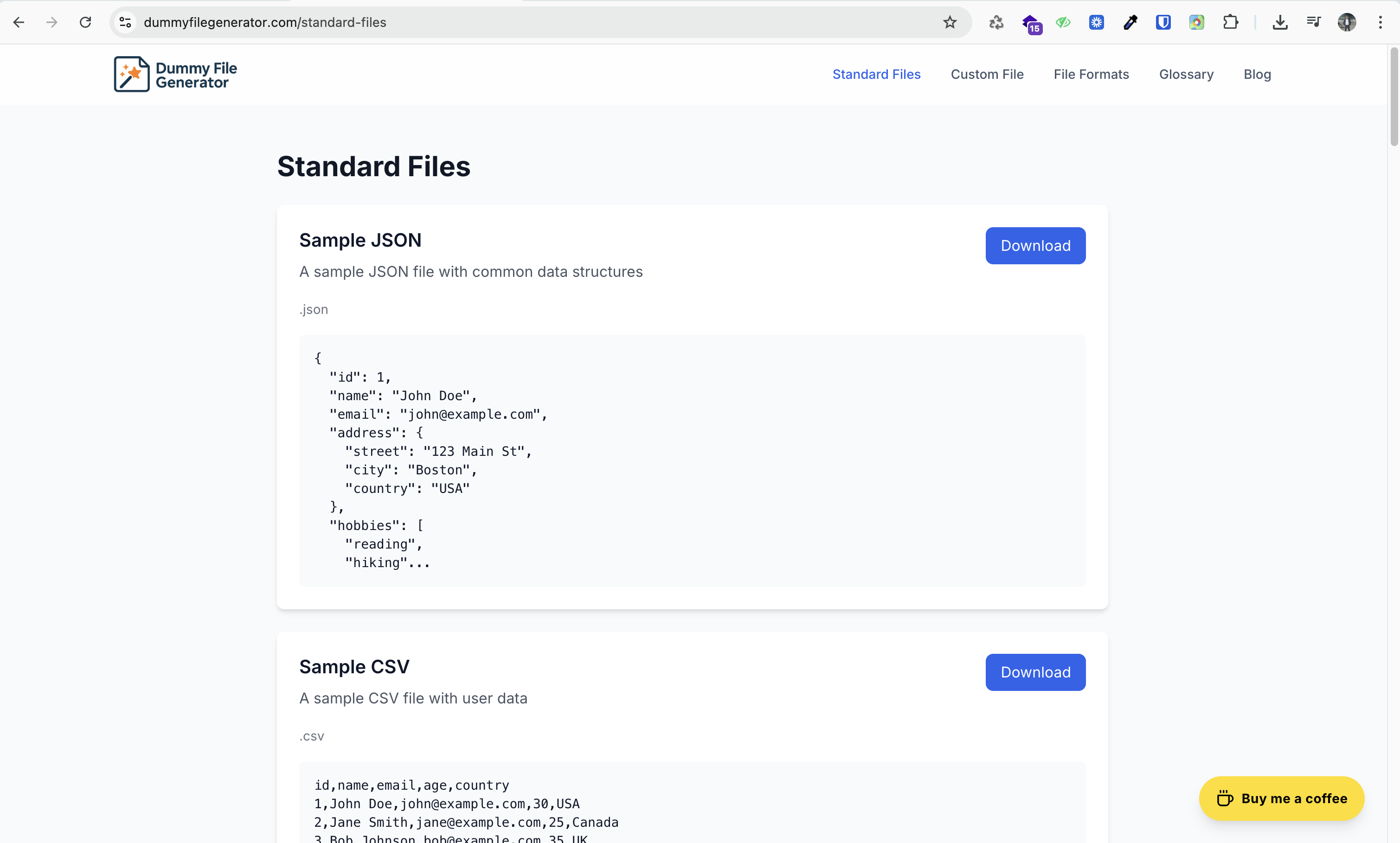 Screenshot 2 of Dummy File Generator