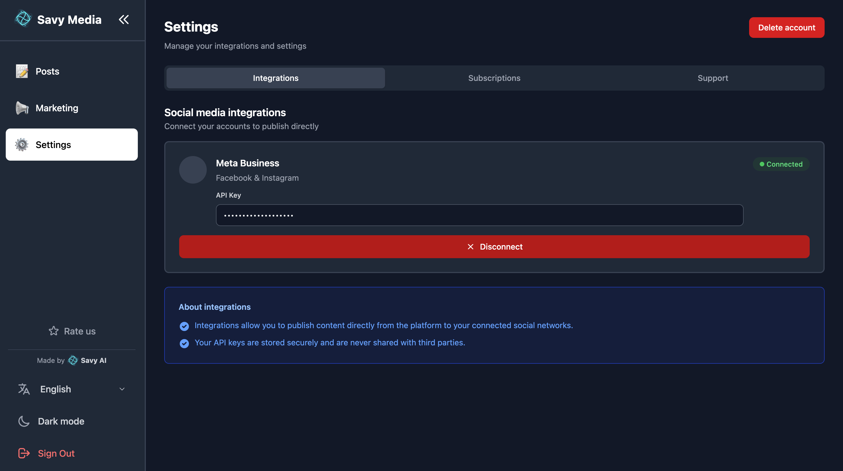 Screenshot 3 of Savy Media