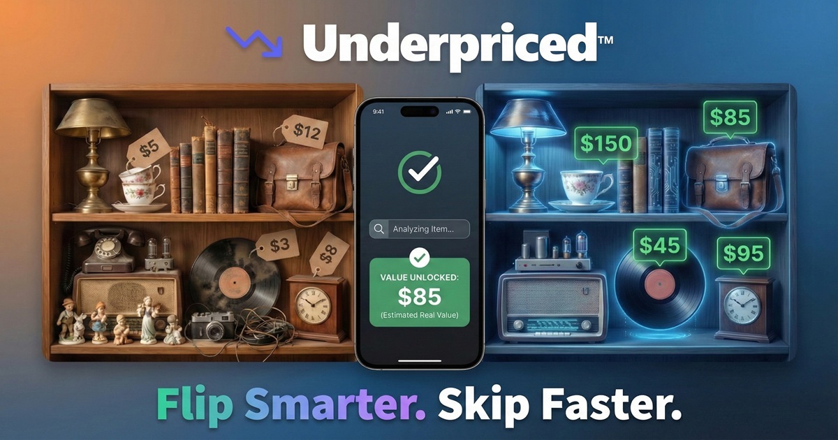 Screenshot 1 of Underpriced - Flip Smarter, Skip Faster