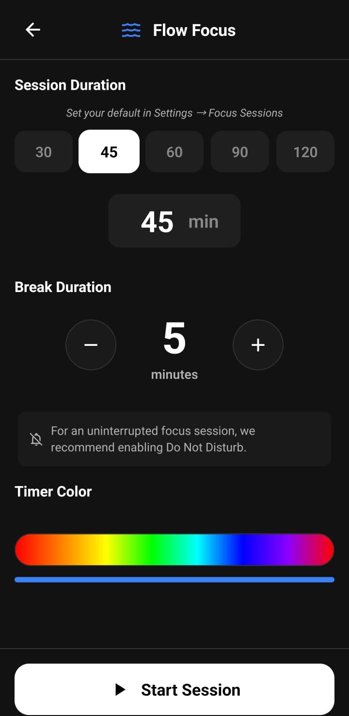 Screenshot 8 of inzone: Focus, Study, Timer