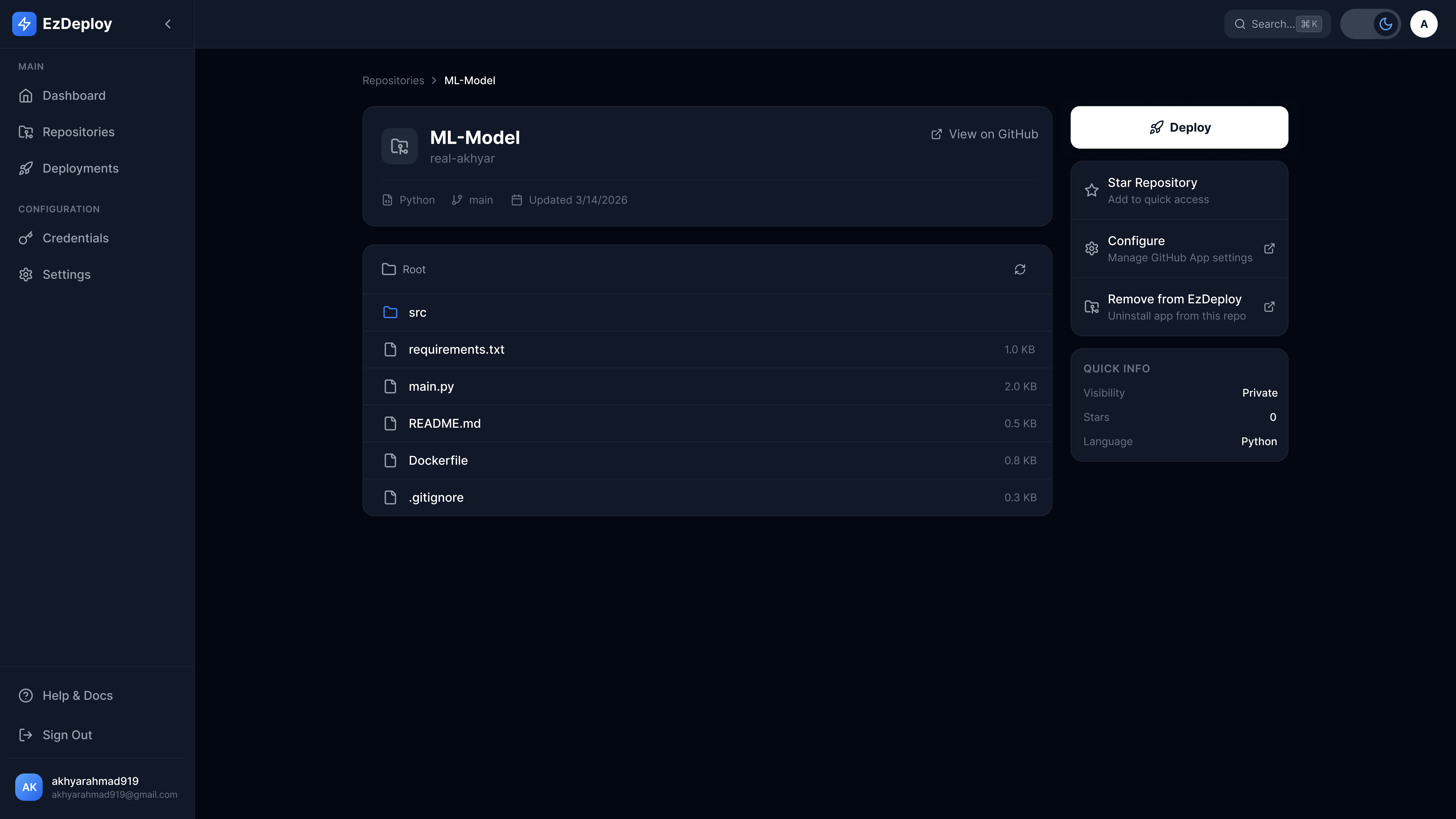 Screenshot 5 of EzDeploy