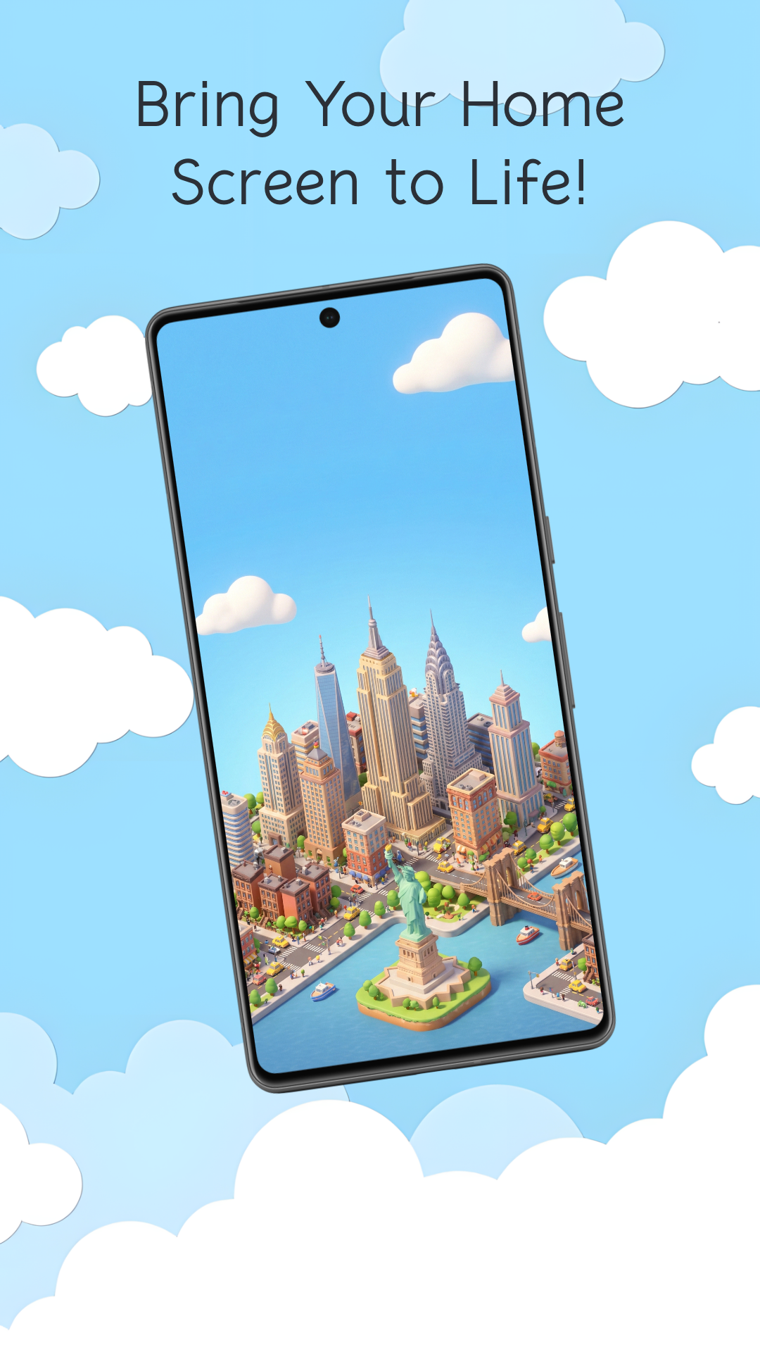 Screenshot 1 of CityPulse: Live City Wallpaper