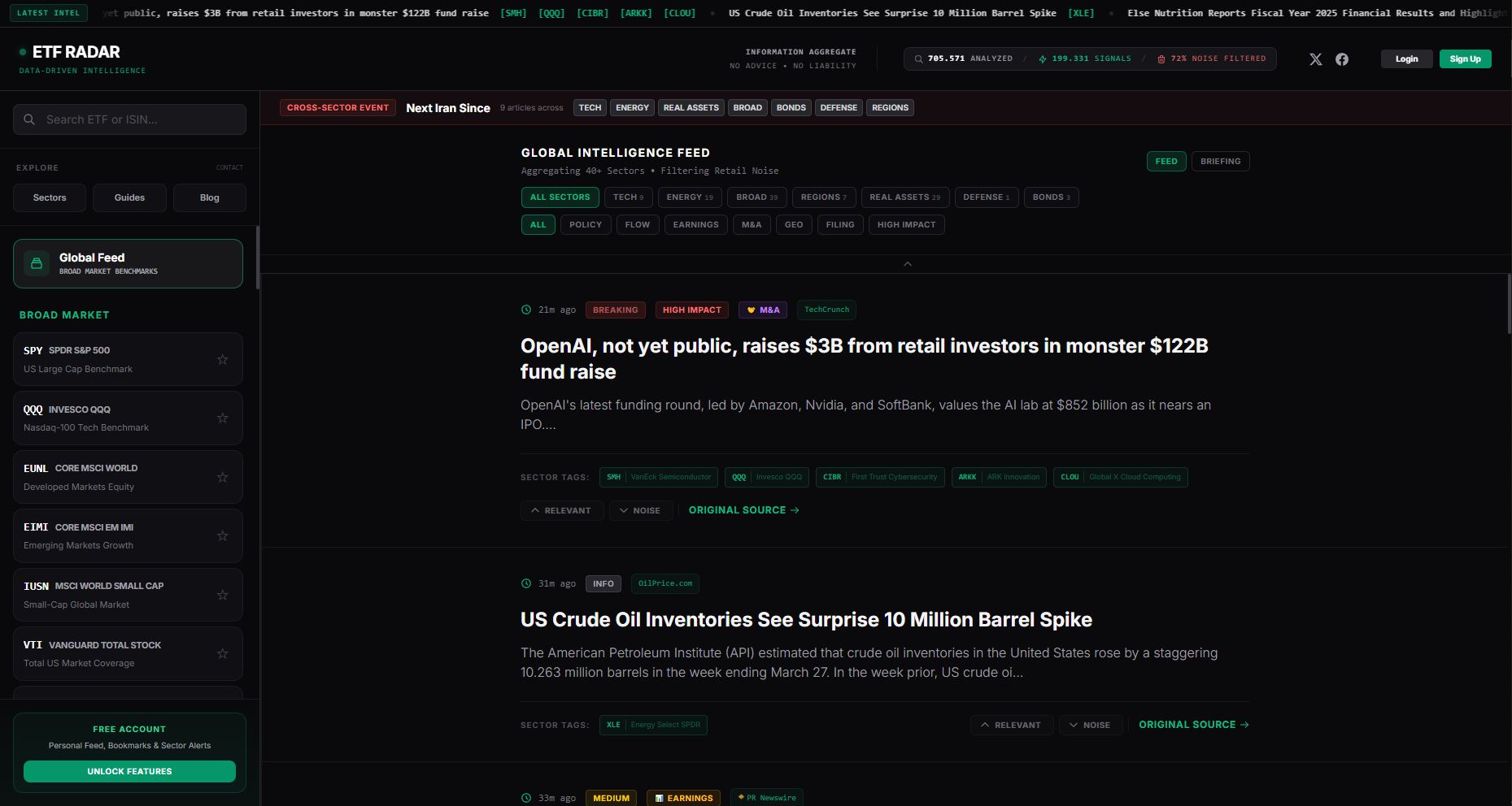 Screenshot 2 of ETF Radar