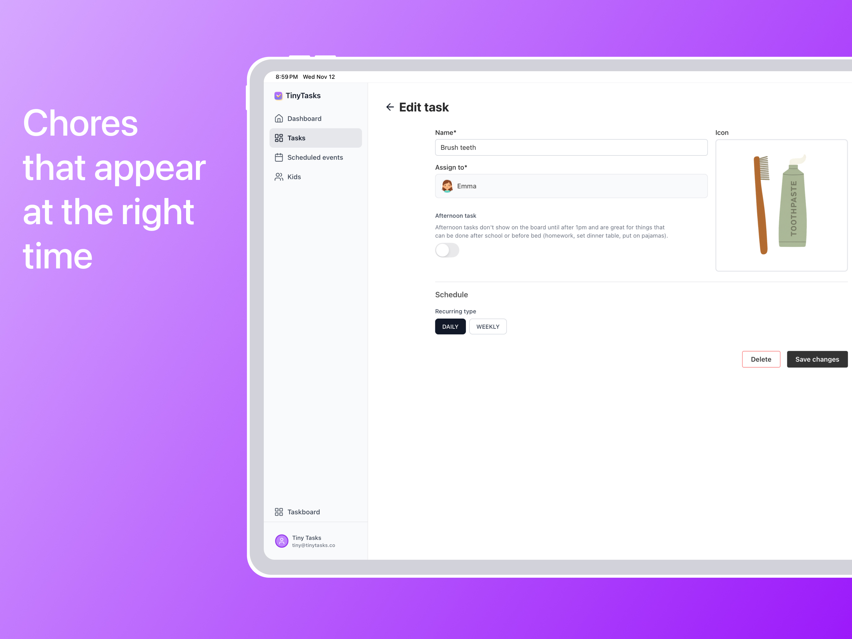 Screenshot 2 of TinyTasks