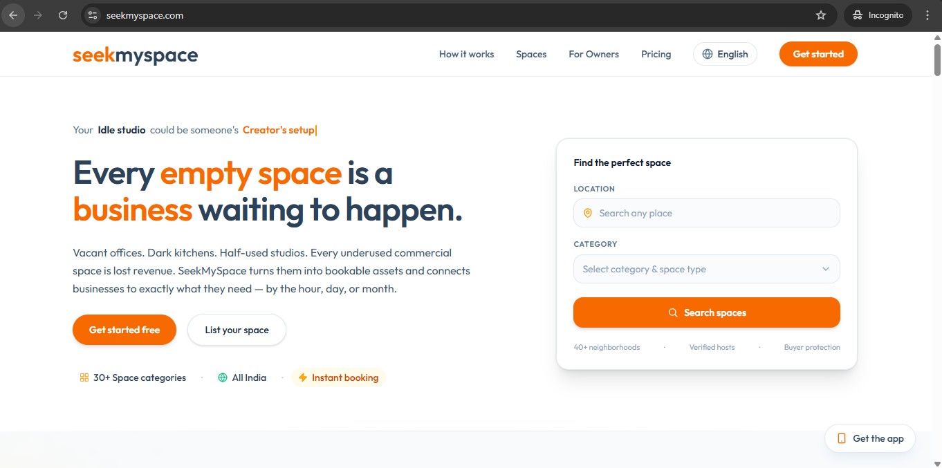 Screenshot 1 of SeekMySpace