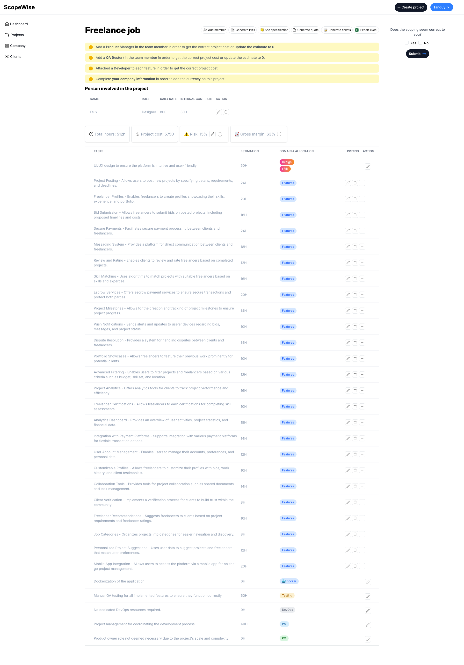 Screenshot 4 of ScopeWise
