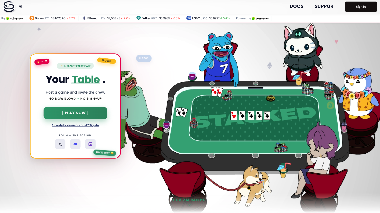 Screenshot 1 of Stacked - Poker with Friends