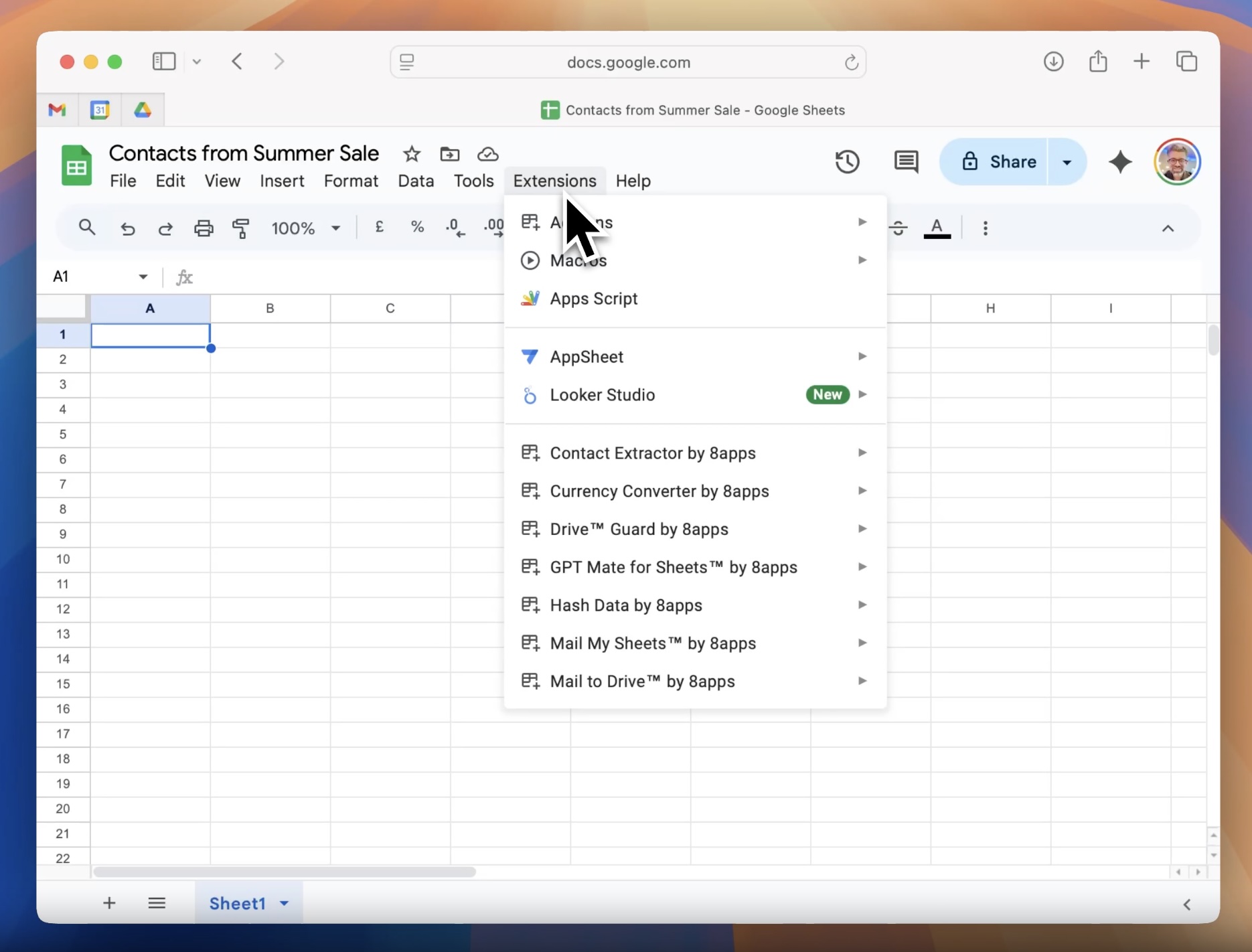 Screenshot 3 of Contact Extractor