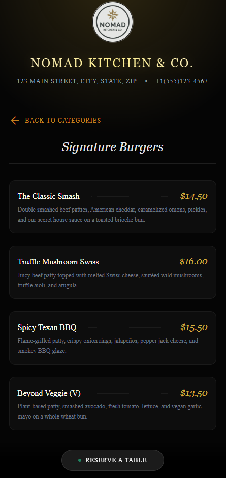 Screenshot 3 of QR Menu Generator